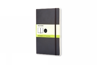 Moleskine Soft Large Plain Notebook Black -  Moleskine