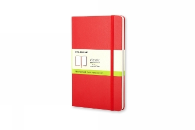 Moleskine Large Plain Hardcover Notebook Scarlet Red -  Moleskine