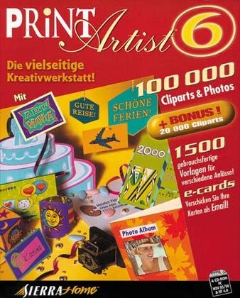 Print Artist 6, 4 CD-ROMs