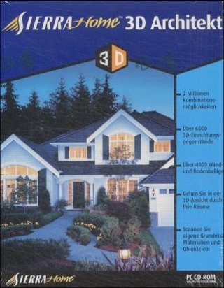 Sierra Home 3D Architekt, 1 CD-ROM