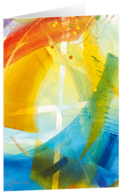 Ganz anders k&ouml;nnte man leben - Kunst-Faltkarten ohne Text (5 St&uuml;ck) - 