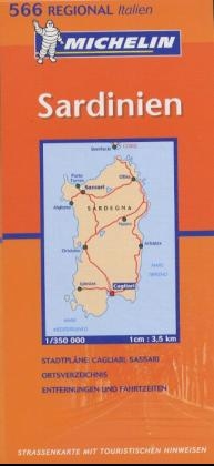Michelin Karte Sardinien