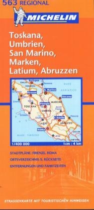 Toskana, Umbrien, San Marino, Marken, Latium, Abruzzen.