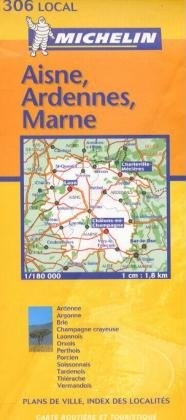 Michelin Local France Aisne/Ardennes/Marne Map - 