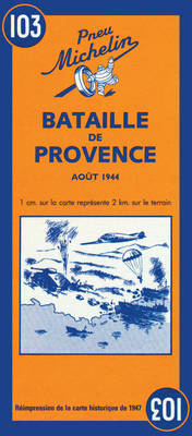 Battle of Provence - Michelin Historical Map 103