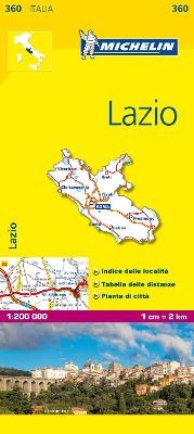 Lazio - Michelin Local Map 360
