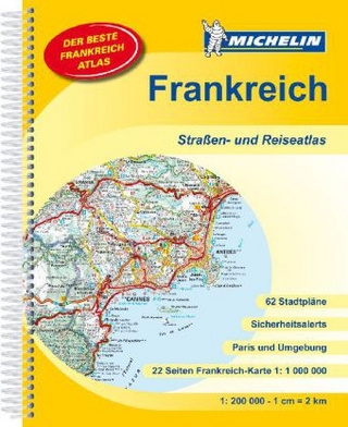 Frankreich Straßen- und Reiseatlas