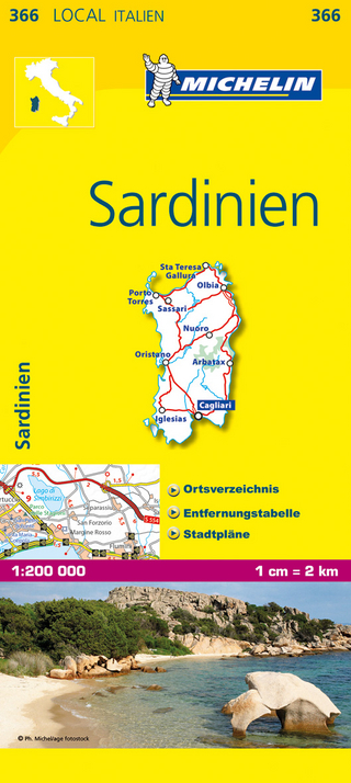 Michelin Karte Sardinien