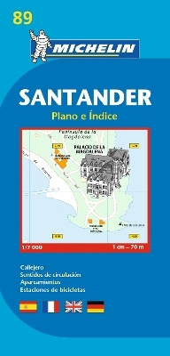 Santander - Michelin City Plan 89 -  Michelin