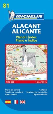 Alicante - Michelin City Plan 81