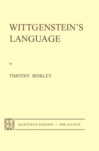 Wittgenstein’s Language