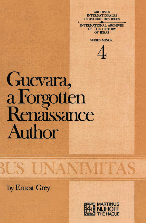 Guevara, a Forgotten Renaissance Author - A.S. Grey
