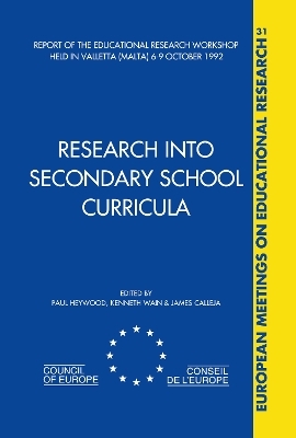 Research into Secondary School Curricula - 