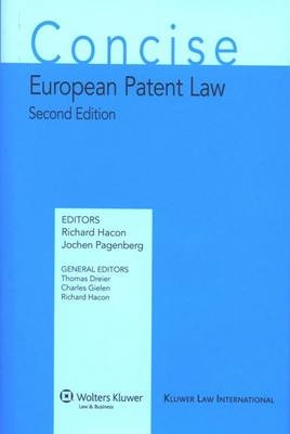Concise European Patent Law
