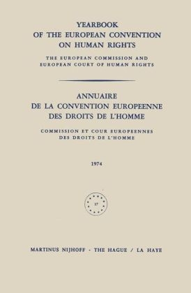 Yearbook of the European Convention on Human Rights / Annuaire de la Convention Europeenne des Droits de l'Homme -  Council of Europe Staff