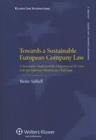 Towards a Sustainable European Company Law