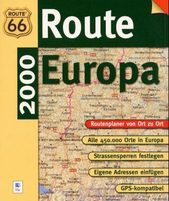 Route 66, Route Europa 2000, f&uuml;r Macintosh, 1 CD-ROM