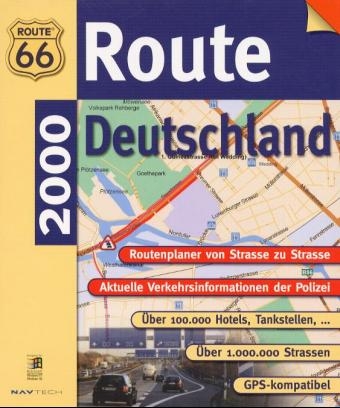 Route 66, Route Deutschland 2000, f&uuml;r Windows, 1 CD-ROM