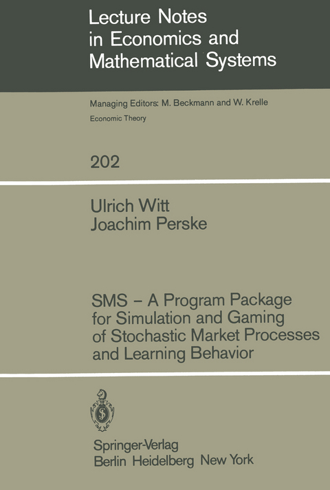 SMS &mdash; A Program Package for Simulation and Gaming of Stochastic Market Processes and Learning Behavior - U. Witt, J. Perske