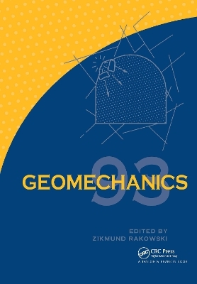 Geomechanics 93 - Strata Mechanics/ Numerical Methods/Water Jet Cutting - 