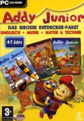 Addy Junior, Das gro&szlig;e Entdecker-Paket, 3 CD-ROMs