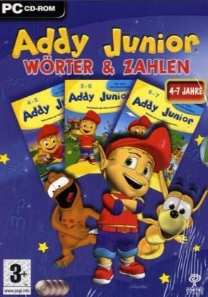 Addy Junior, W&ouml;rter & Zahlen, 3 CD-ROMs