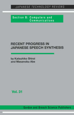 Japanese Speech Synthesis - Jeffry H. Shirai