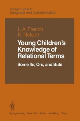 Young Children's Knowledge of Relational Terms -  Lucia A. French,  Katherine Nelson