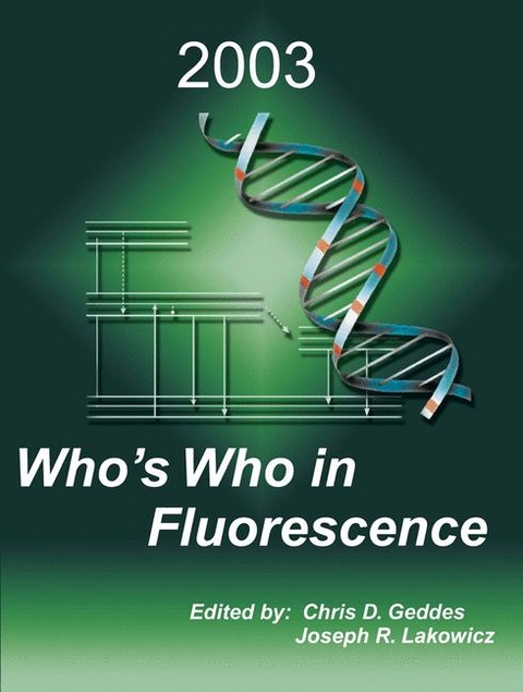 Who's Who in Fluorescence 2003 - 