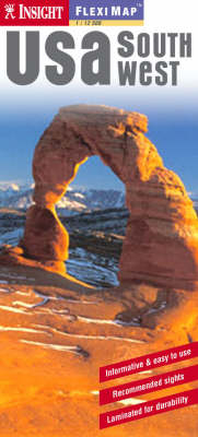 USA South West Insight Flexi Map - American Map Corporation