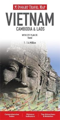 Insight Travel Maps: Vietnam, Cambodia & Laos