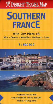 Southern France Insight Travel Map