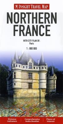 Insight Guides Travel Map Northern France -  APA Publications Limited