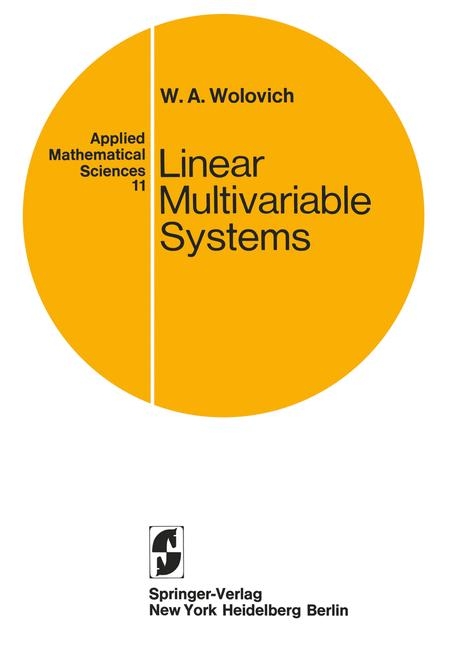 Linear Multivariable Systems -  W. A. Wolovich