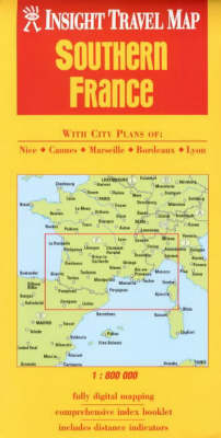 Southern France Insight Travel Map