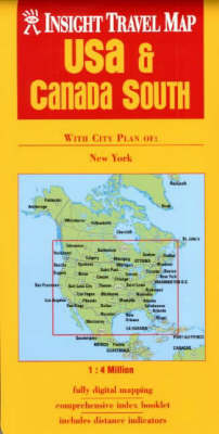 USA / Canada South Insight Travel Map