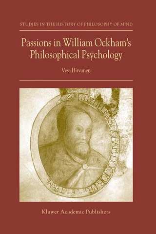 Passions in William Ockham's Philosophical Psychology