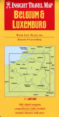 Belgium and Luxembourg Insight Travel Map