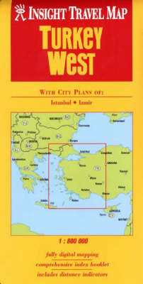 Turkey West Coast Insight Travel Map