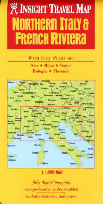 Northern Italy and Cote d'Azur Insight Travel Map