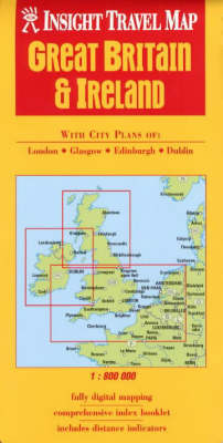 Great Britain and Ireland Insight Travel Map