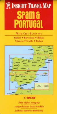 Spain and Portugal Insight Travel Map