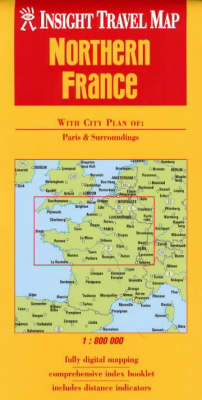 Northern France Insight Travel Map
