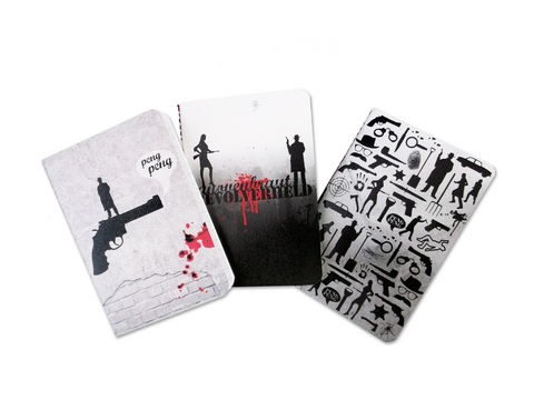 Krimiwelt Notizheft 3er-Pack