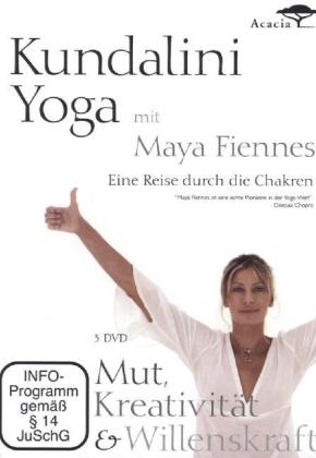 Kundalini Yoga - Mut, Kreativit&auml;t & Willenskraft, 3 DVDs - Maya Fiennes