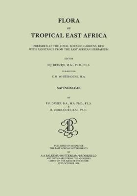Flora of Tropical East Africa - Sapindaceae (1998) - Bernard Verdcourt, Frances G.Davies