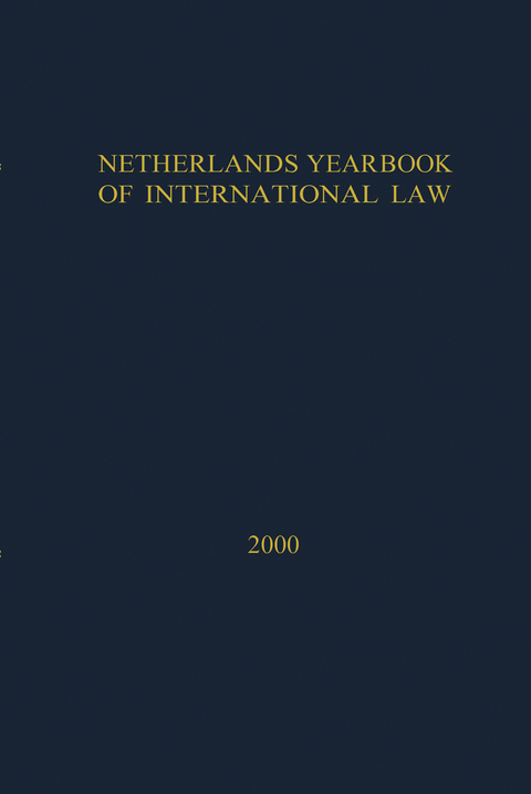 Netherlands Yearbook of International Law: Volume 31, 2000 - 