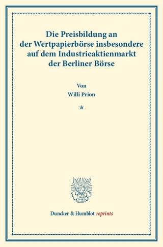 Die Preisbildung an der Wertpapierbörse