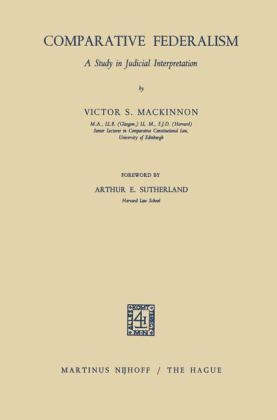 Comparative Federalism -  Victor S. MacKinnon