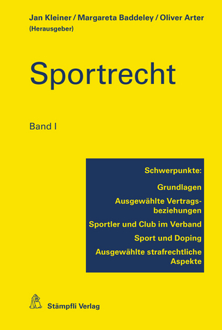 Sportrecht, Band I
